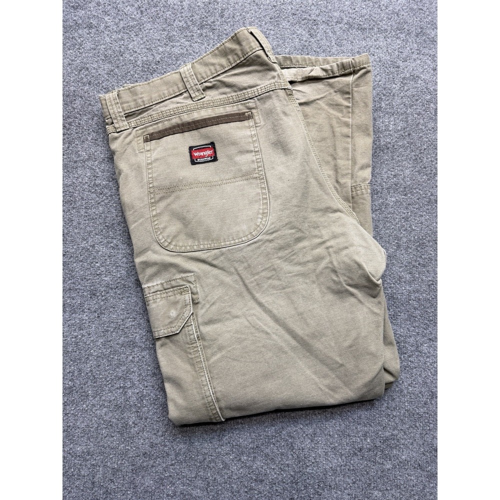 Wrangler Workwear Double Knee‎ Pants Size 40x32 Mens Y2K Green